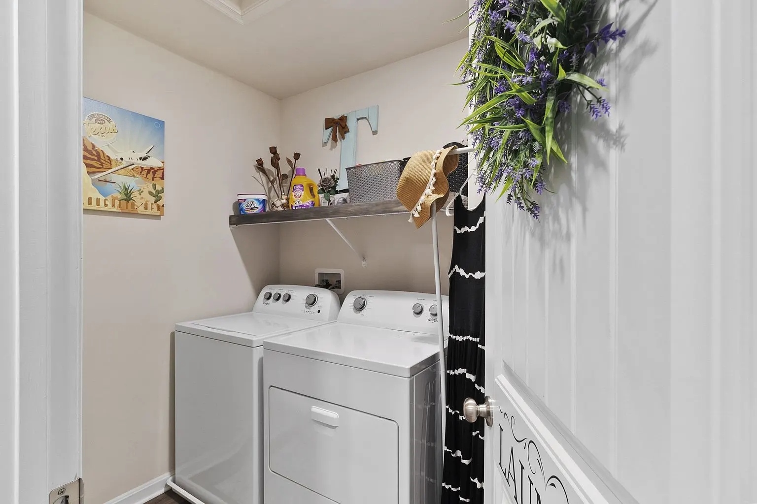 Laundry with washer and dryer
