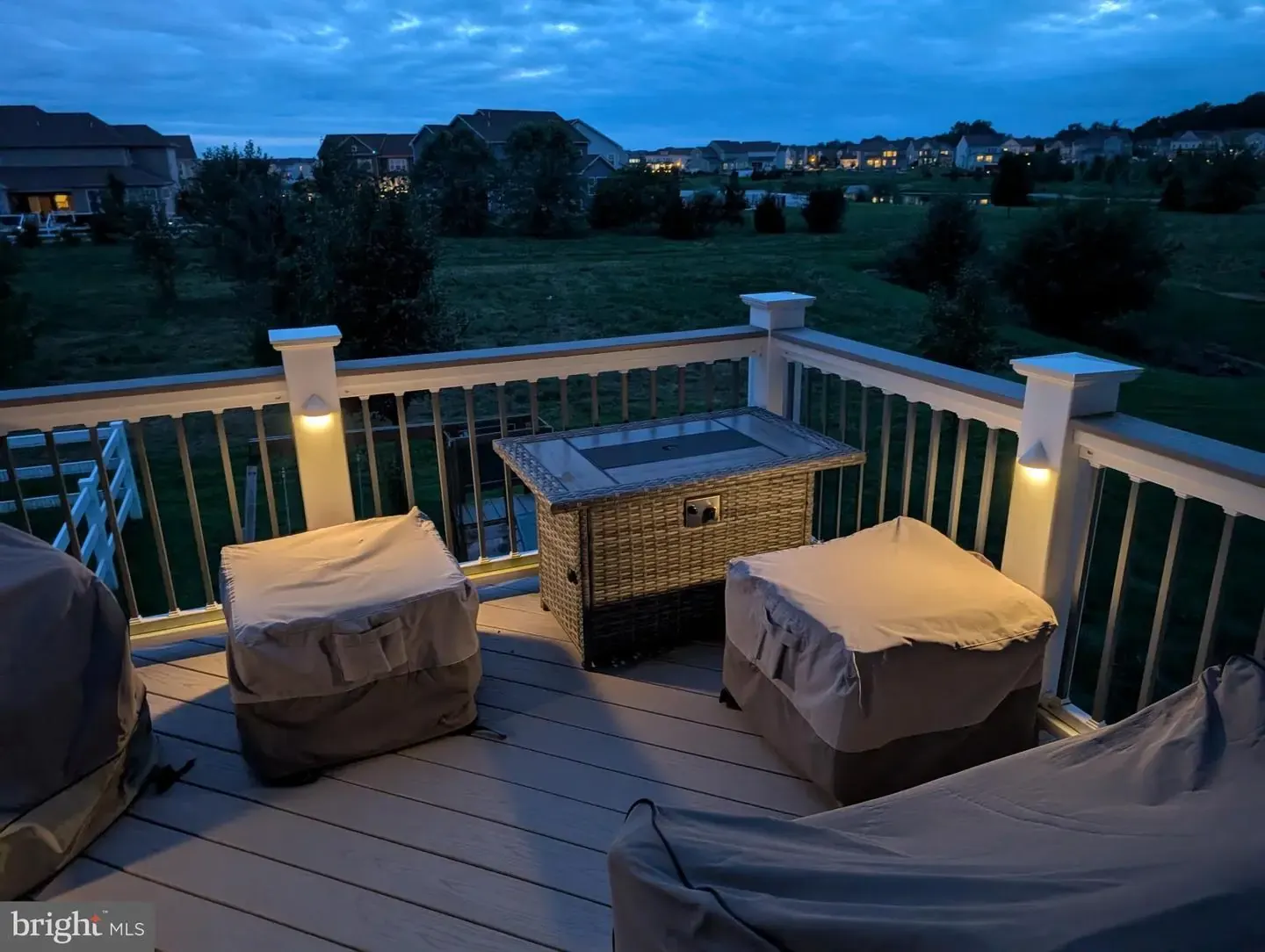 Deck at dusk